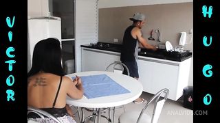 METENDO A ROLA NA BUNDA DELA