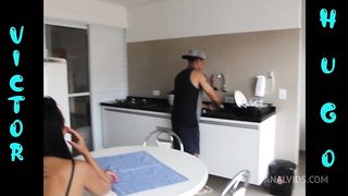 METENDO A ROLA NA BUNDA DELA
