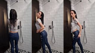 SHOWER WITH MY CLOTHES