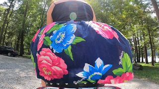 ANAL PLUGGED WIFE - MOTORCYCLE EXHIBITIONIST