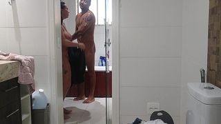 DEPOIS DO BANHO ROLOU AQUELE SEXO PEGADO