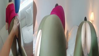 MI VECINA TIENE UNA ENORME CONCHA ME ENCANTA FOLLARLE SU HERMOSO CONO SIN CONDON