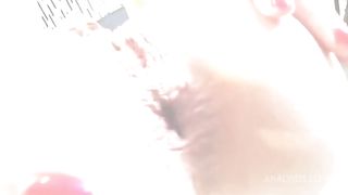 [DRY] Cutie anally flexible Rebecca Sharon pissing and ass gape total madness