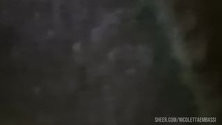 Sexy farts in the public shop and latex pants