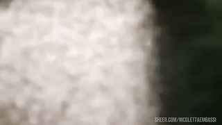 Sexy farts in the public shop and latex pants