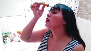 STEPMOM FUCKED WHILE IN THE BATHROOM