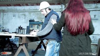 2 working girls getting assed and double fucked