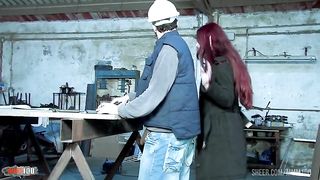 2 working girls getting assed and double fucked