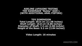 Adeline Lafouine Testing The Handmade Bobby L (With Additional Anal Fisting) TWT257
