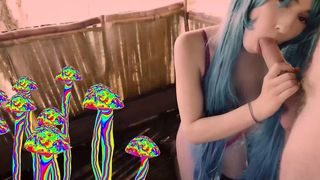 FULL!! STUNNING COSPLAYERGIRL GETS BANGED BAREBACK IN JUNGLE TREE HOUSE, MIKU IN WONDERLAND