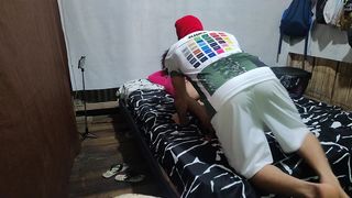 SEX WITH MY HOT STEPMOTH!! FIRST I GIVE HER BIG VAGINA A DELICIOUS BLOWJOB AND THEN I FUCK HER LIKE A NYMPHOMAN SLUT. REAL HOMEMADE PORN. CHAPTER 1