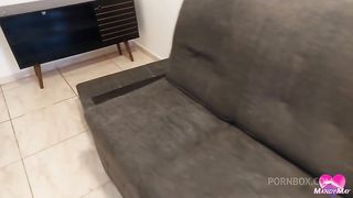 Taking Big Chocolate Cock in my Asshole