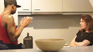 Plumber's Big Black Cock Drills Samantha Bentley's Gaping Asshole