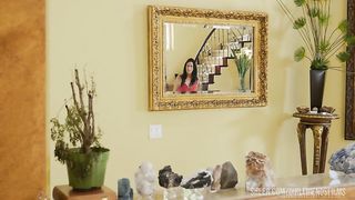 Friends Val Dodds and Reagan Foxx experience first time lesbian sex