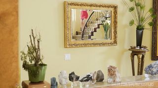 Friends Val Dodds and Reagan Foxx experience first time lesbian sex