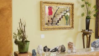 Friends Val Dodds and Reagan Foxx experience first time lesbian sex