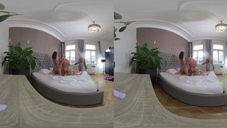 KAIRA LOVE & TIFFANY BLUE VR VIDEO PART TWO - CHEATING REDHEAD SQUIRTS LIKE A FIRE HYDRANT IN EPIC THREESOME