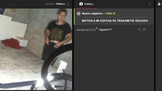 ESPERO A MI ESPOSA PARA GRABAR VIDEOS PER NO SABE QUE ESTA EN VIVO ?