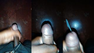 GIVING A GOOD CUMSHOT ON THE FLOOR