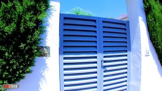 Mallory Moore playing with oil and gets ass fucked