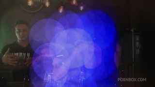 Brazilian mulatto sitting her ass on a thick stick