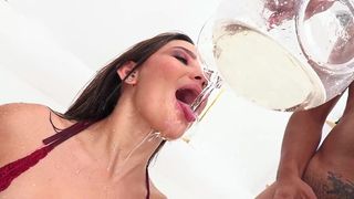 LUCY MENDEZ GETS PISS ON HER MOUTH AND BODY. ANAL DESTRUCTION. DP. ANAT509