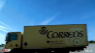 Superb French blonde Candys chupa well fucked at the beach