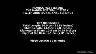 Monika Fox Testing The Handmade Khun Size XL (With Additional Anal Fisting) TWT207