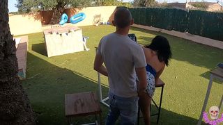 HOT COUPLE CAUGHT ON CAMERA IN A BAR