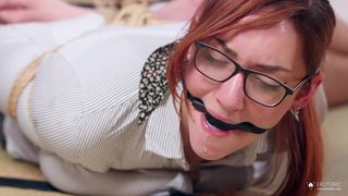 HOGTIED AT THE OFFICE BOUND ORGASMS