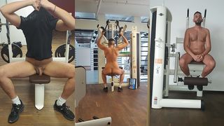 LIGHTNINGCOCK NACKED @ GYM