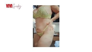 WHILE SHE WAS GETTING READY, THE TWO OF THEM STARTED HITTING ON THE BOY WHO COULDN T RESIST AND FUCKED HIS DAUGHTER S FRIENDS IN THE LIVING ROOM.