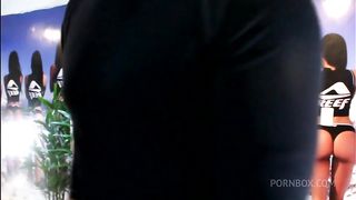 box teacher takes student to the bath