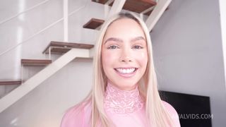 BEAUTIFUL BLONDE BRAZILIAN VIVIAN LOLA, RETURNS AND GETS FUCKED BY 4 HUGE COCKS (DAP, 0% PUSSY, MONSTER COCKS, ATM, INTERRACIAL, BBC) OB294