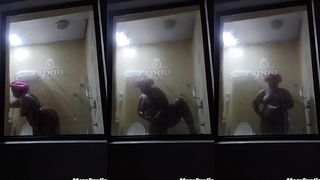 WATCH ME TAKE A QUICK SHOWER WASHING THIS BIG BOOTY