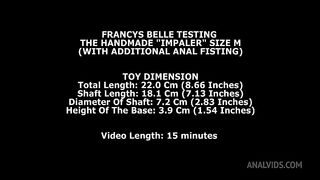 Monika Fox & Francys Belle Testing The Handmade Dap Addict Size L & Imapler M (With Additional Anal Fisting) TWT212