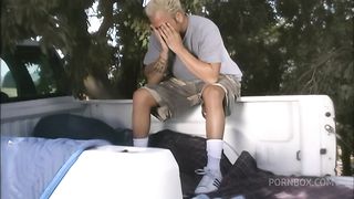 She's Got Big Boobs And A Hungry Pussy And Ass For This Outdoor Fuck