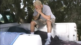 She's Got Big Boobs And A Hungry Pussy And Ass For This Outdoor Fuck