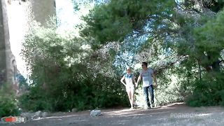 Erica Fontes outdoor bigcocks double penetration