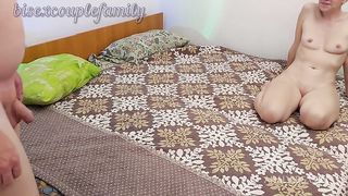 Anal play double sided dildo