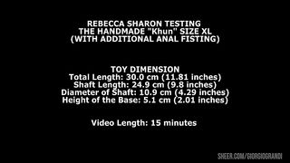 Rebecca Black Testing The Handmade Khun Size XL (With Additional Double Anal Fisting) TWT177