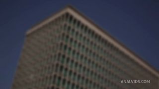 Aletta Ocean Stuffs Her Ass With A Glass Dildo