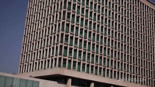 Aletta Ocean Stuffs Her Ass With A Glass Dildo