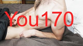 I lie on the bed and imagine how I fuck you and masturbate my dick