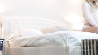 Blake Eden Uses Her Little Vibrator To Get Off Hard!