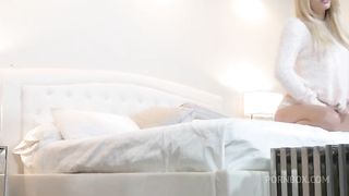 Blake Eden Uses Her Little Vibrator To Get Off Hard!