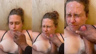 DIRTY DICK STEP DADDY EXPLODES A LOAD ACROSS MOMMY’S FACE