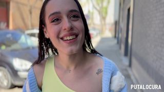 PUTALOCURA - LA DELGADITA ESPANOLA BRISEIDA MYERS ES PILLADA POR TORBE