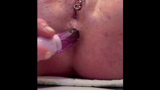 ANAL MASTURBATE AND ANAL GRAPE MOVING