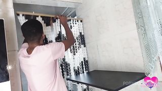 I did a huge squirt twice on the contractor's bbc - 0% pussy
